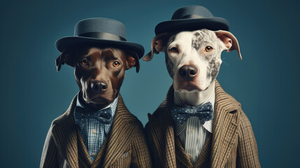 Peaky Style: Humans in Peaky Blinders Fashion for Creative Advertisements