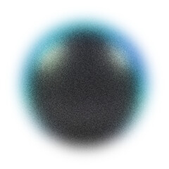 circle black blue , color gradient rough abstract background shine bright light and glow template empty space , grainy noise grungy texture on transparent background cutout