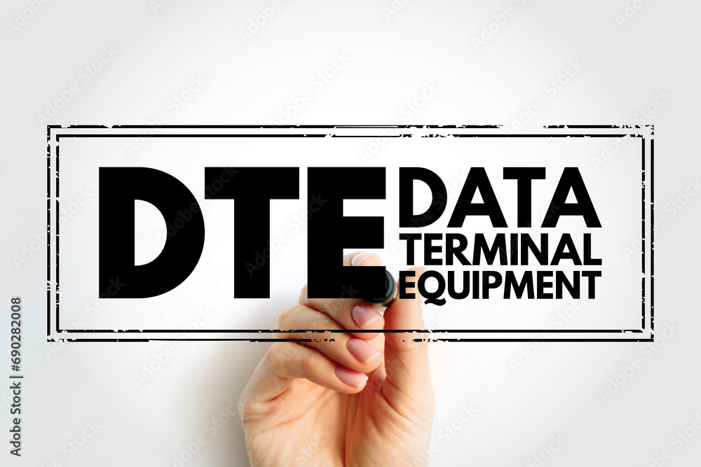 Poster dte - data terminal equipment is an end instrument that converts user information into signals or re