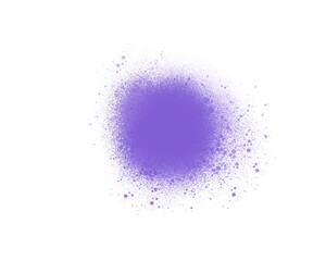 purple spot spray effect on white