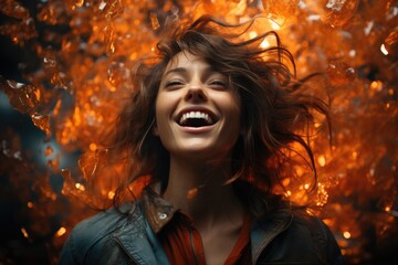 hormone of happiness dopamine,human mental health concept