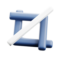 Croop 3D Icon Illustration