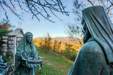 Castelpetroso, Sanctuary of the Madonna Addolorata. Via Matris