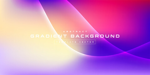 Fototapeta premium Abstract blurred colorful mesh gradient background, futuristic wallpapers branding, business card, soft pastel color, geometric line dot tech, digital cyber ai technology, presentation template vector