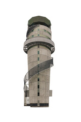 airport air traffic communication tower isolated png