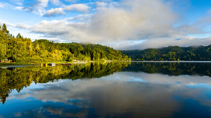 lake in the mountains