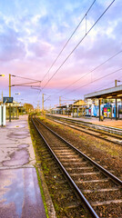 railway in the city