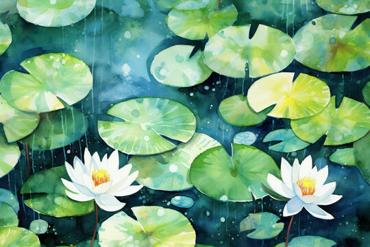 Blossom spring water lotus green leaf summer lily nature beauty plant floral flower background