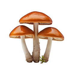 Mushroom isolated on white or transparent background