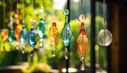 Colorful Glass Bead Mobile
