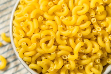 Raw Organic Uncooked Macaroni Noodles