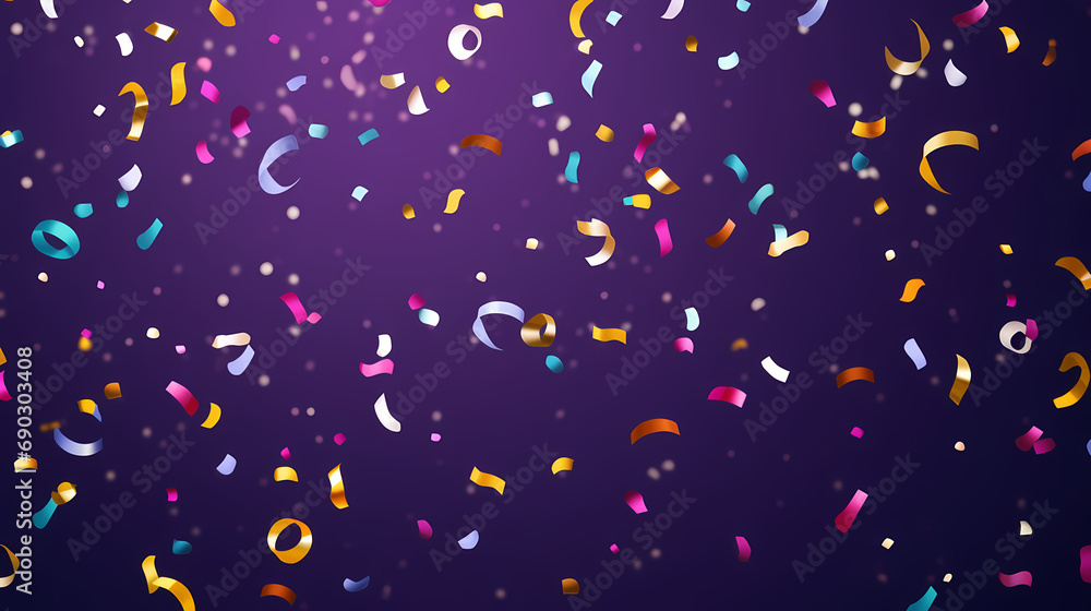 Wall mural celebration_confetti_abstract_background