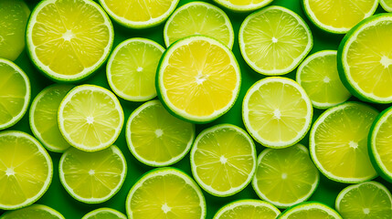 Lime in the cut has a lot of texture. Selective focus.