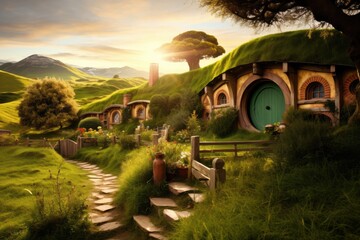 The Beginning Of An Enchanting Tale About Hobbits Adventure