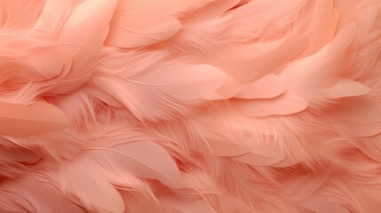 Peach-colored feather texture.