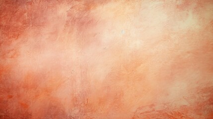 Abstract watercolor background with peach color.