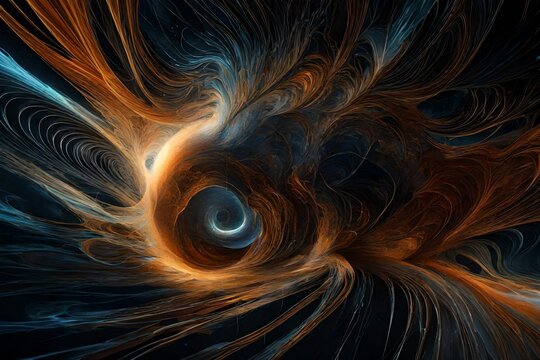 A mesmerizing tableau of abstract forms, an ode to the unseen forces orchestrating the poetry of the scientific universe