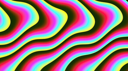 abstract colorful background, bright background in the style of acid colors. Acid gradient.