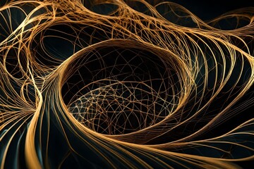 The sublime elegance of mathematical equations sculpting the contours of abstract scientific beauty