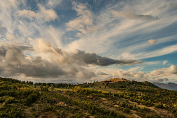 Molise, Italy. Spectacular autumn landscape