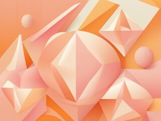 abstract background in Peach Fuzz colors