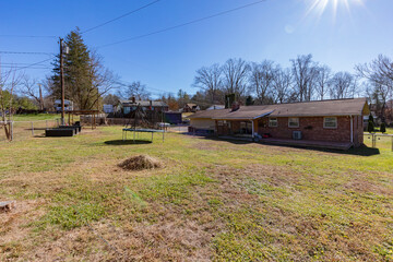 backyard area