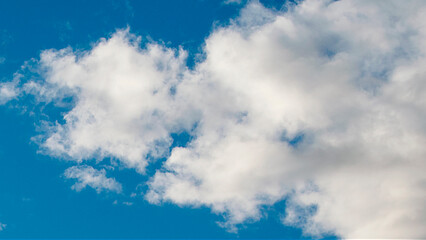 Cumulus cloudscape detail background