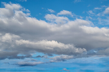 Cumulus cloudscape background