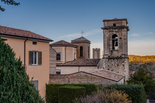 Palena, Abruzzo. Most beautiful villages in Italy. Glimpses of autumn.