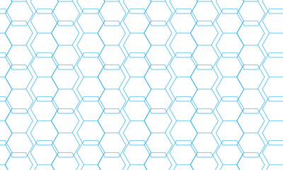 blue hexagon background