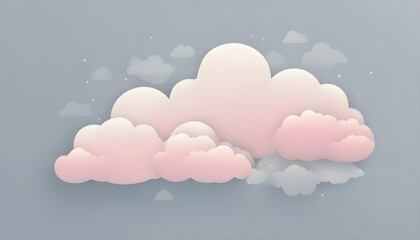 abstract blue and pink cloud background