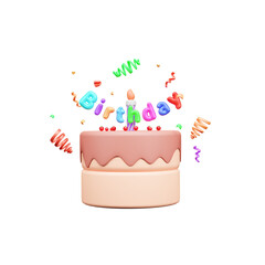 Happy birthday celebration ui icon