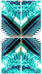 A King is Born. Christmas background with stars and snowflakes