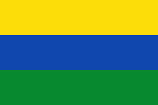 Flag of Guainia Department (Republic of Colombia, South America) Guainía