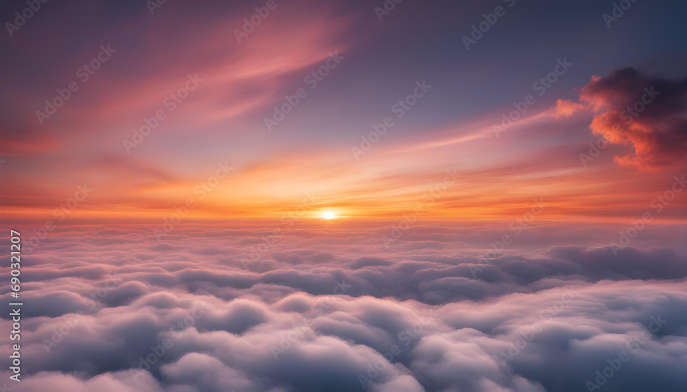 Canvas Prints sunset in the clouds