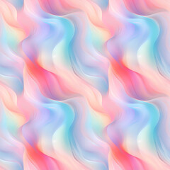 Obraz premium Gradient seamless pattern. Abstract colorful background. Unicorn core vibrant colors. Flowing waves texture.