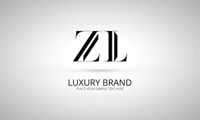 ZL Z zl initial logo | initial based abstract modern minimal creative logo, vector template image. luxury logotype logo, real estate homie logo. typography logo. initials logo