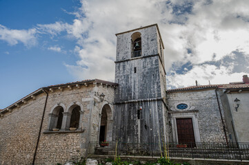 Vastogirardi, Isernia, Molise. Church of San Nicola di Bari. View