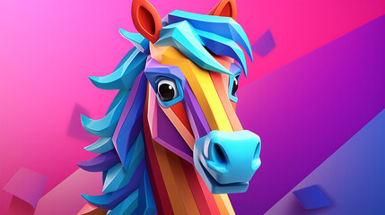 horse icon background