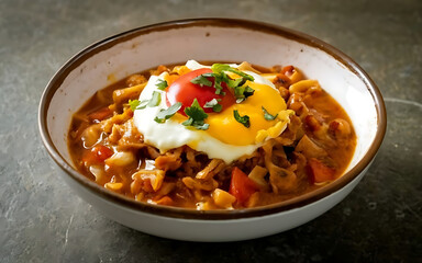 Capture the essence of Mamaliga in a mouthwatering food photography shot Generative AI