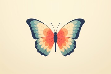 Fototapeta na wymiar A beautiful butterfly illustration design