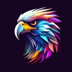 Obraz premium Eagle head illustration