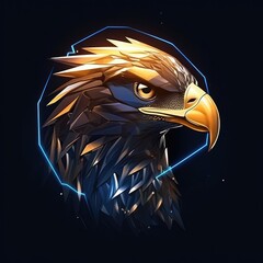Eagle head illustration