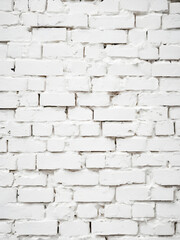 Obraz premium White brick wall texture background.