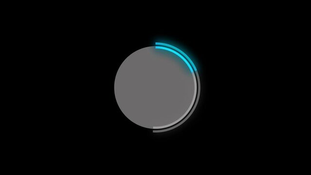 30 percent Call out Pie Chart Animation. Thirty percent Glowing Blue Chart on Black and Background. Thirty percentage chart for finance, sales, statistics Green Screen Motion Graphics