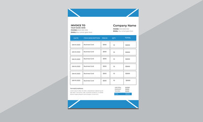  minimal invoice template.