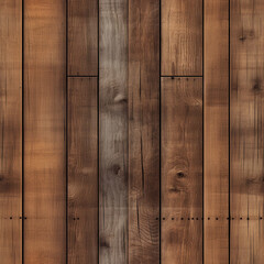 Naklejka premium Texture, source house plank wall created with Generative Ai
