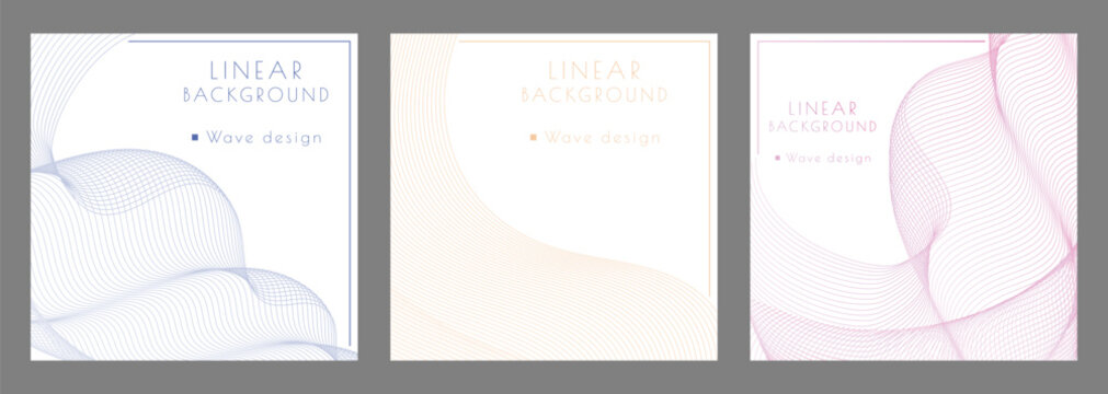 A pattern of wavy lines. Luxurious abstract background. Interior design, wallpaper, textures, textiles. The option of packaging, banners and creative design ideas