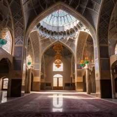 Fototapeten iran interior Mosque and Mausoleum. © mindstorm
