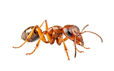 Ant insect isolated on a transparent background. - obrazy, fototapety, plakaty